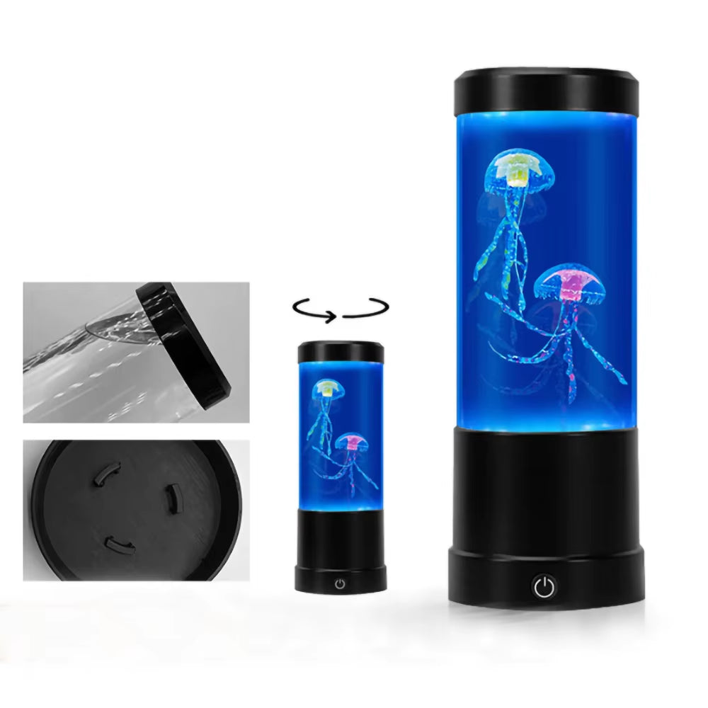 Enchanting Color Changing Jellyfish Lamp - USB & Battery Powered Night Light for Kids' Bedrooms, Perfect Gift for Boys and Girls!