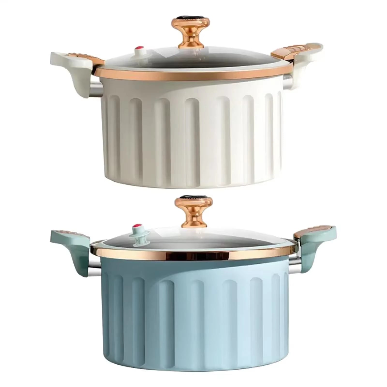 Discover the 8L Korean Enamel Micro Pressure Pot - Your Ultimate Non-Stick Soup & Stew Companion with Innovative Double Ear Design