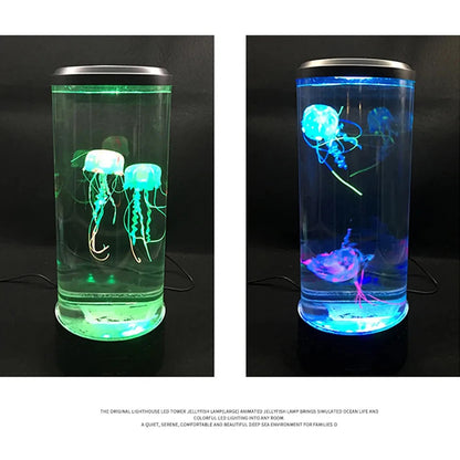 Enchanting Color Changing Jellyfish Lamp - USB & Battery Powered Night Light for Kids' Bedrooms, Perfect Gift for Boys and Girls!