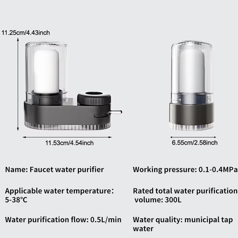 Revolutionary Tap Water Purifier: Transform Your Kitchen Faucet into a Powerful Filtration System for Clean, Refreshing Water!