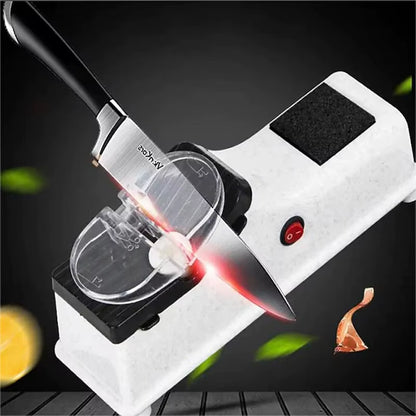 Revolutionize Your Kitchen Experience with the Ultimate USB Electric Knife Sharpener - Fast, Effortless Sharpening for All Your Knives and Scissors