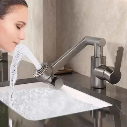 Revolutionary 1080° Swivel Kitchen & Bathroom Faucet - Multifunctional Hot & Cold Water Tap for Effortless Cleaning