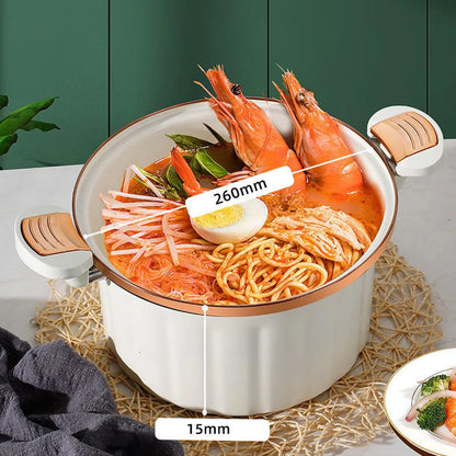 Discover the 8L Korean Enamel Micro Pressure Pot - Your Ultimate Non-Stick Soup & Stew Companion with Innovative Double Ear Design