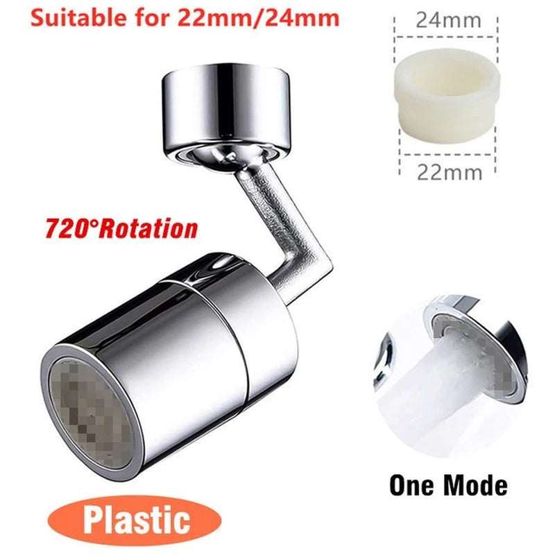 Transform Your Kitchen with the 2-in-1 1080° Rotating Aerator Nozzle - Fits 22/24mm Faucets!