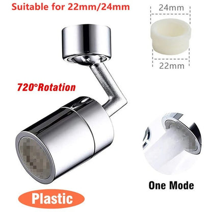 Transform Your Kitchen with the 2-in-1 1080° Rotating Aerator Nozzle - Fits 22/24mm Faucets!