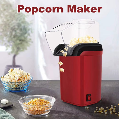 Experience Movie Night Magic with Our High-Speed Mini Electric Popcorn Machine - Perfect for Quick, Guilt-Free Snacking!