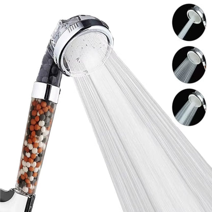 Transform Your Shower Experience with Our 3-Function High Pressure Water Saving Handheld Rainfall Shower Head!