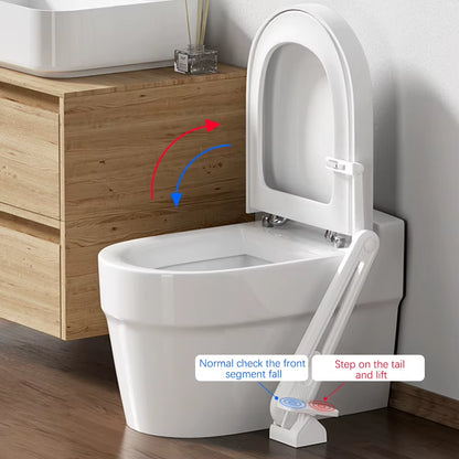 Revolutionary Foot Pedal Toilet Seat Lid Lifter - Hands-Free, Hygienic Bathroom Solution