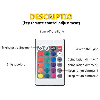 Enchanting Ocean Wave Projector Light - 16 Colors Aurora Glow Lamp for Home, Office, Bar & Restaurant