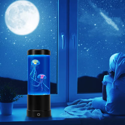 Enchanting Color Changing Jellyfish Lamp - USB & Battery Powered Night Light for Kids' Bedrooms, Perfect Gift for Boys and Girls!