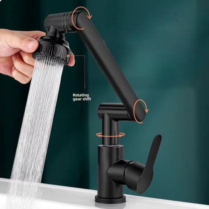 Revolutionary 1080° Swivel Kitchen & Bathroom Faucet - Multifunctional Hot & Cold Water Tap for Effortless Cleaning