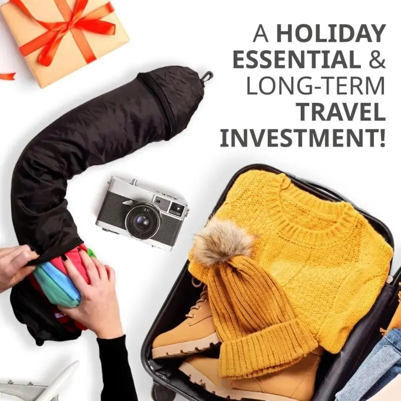 Transform Your Travel Experience with Our Fillable Travel Pillowcase Organizer - The Ultimate Carryable Travel Bag and Neck Pillow!
