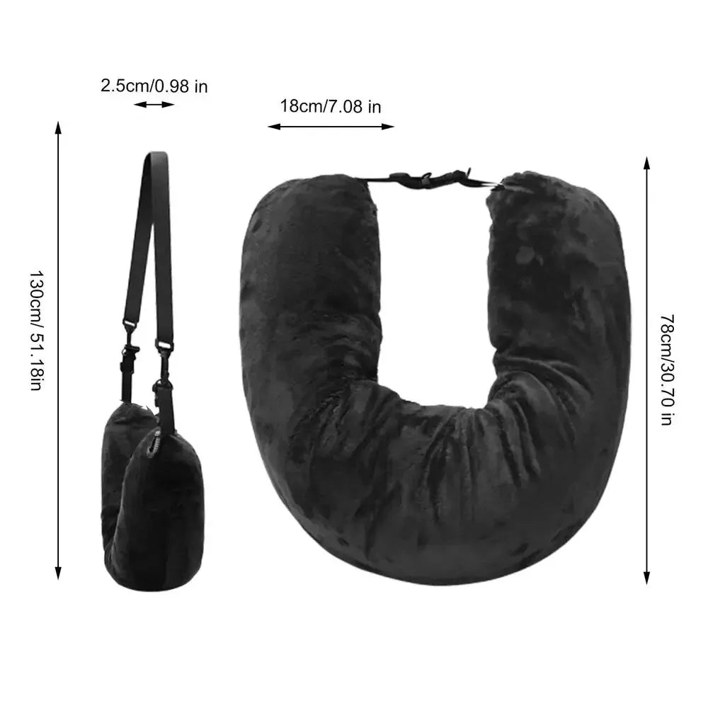 Transform Your Travel Experience with Our Fillable Travel Pillowcase Organizer - The Ultimate Carryable Travel Bag and Neck Pillow!