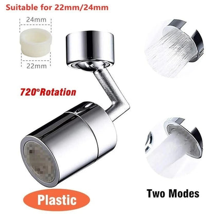Transform Your Kitchen with the 2-in-1 1080° Rotating Aerator Nozzle - Fits 22/24mm Faucets!