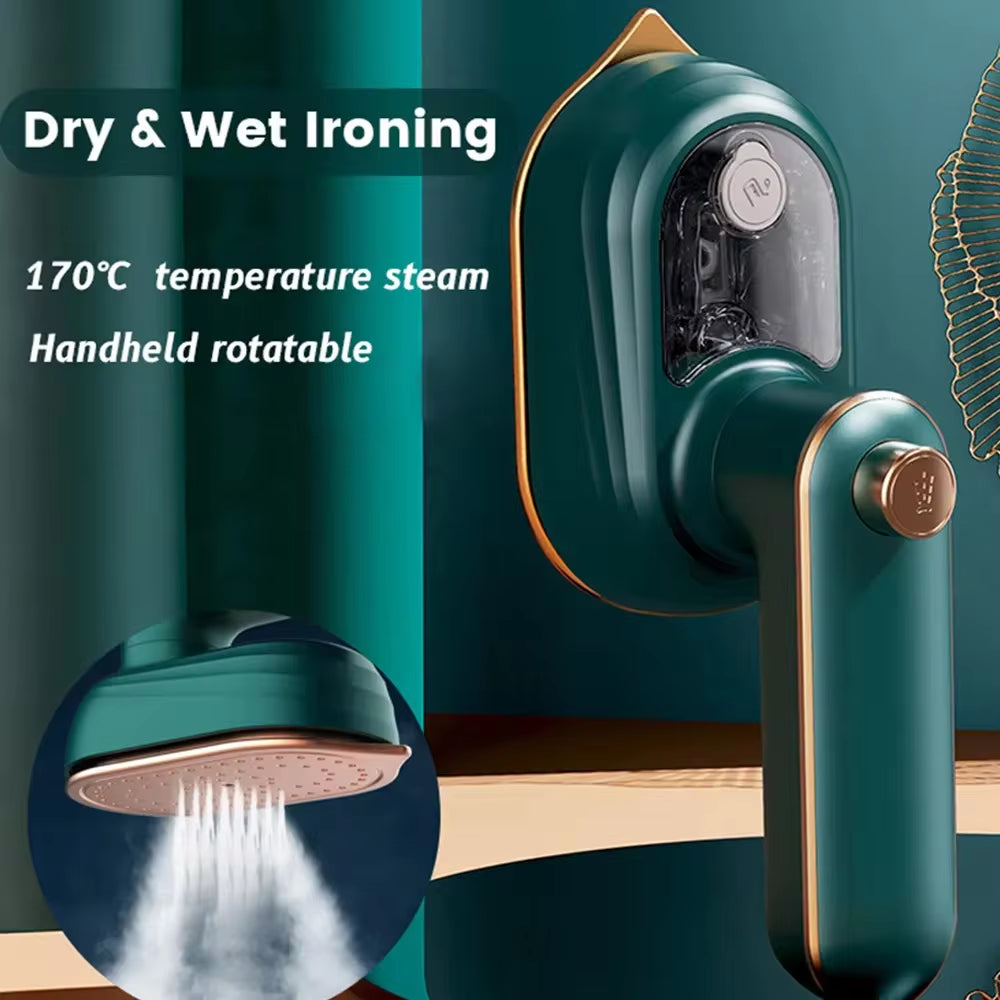 Portable Mini Garment Steamer - Handheld Steam Iron for Effortless Home and Travel Clothes Ironing