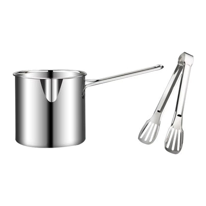 Premium 304 Stainless Steel Deep Frying Pot with Strainer - Perfect for Crispy French Fries and Chicken!
