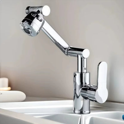 Revolutionary 1080° Swivel Kitchen & Bathroom Faucet - Multifunctional Hot & Cold Water Tap for Effortless Cleaning