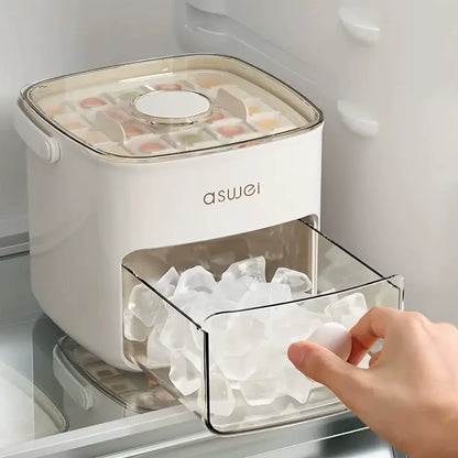 Revolutionize Your Refreshments with the 48-Cube Ice Maker - Effortless Ice Production for Perfectly Chilled Drinks and DIY Frozen Delights!