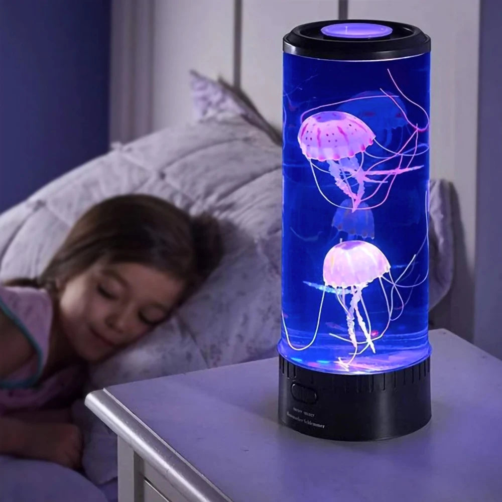 Enchanting Color Changing Jellyfish Lamp - USB & Battery Powered Night Light for Kids' Bedrooms, Perfect Gift for Boys and Girls!
