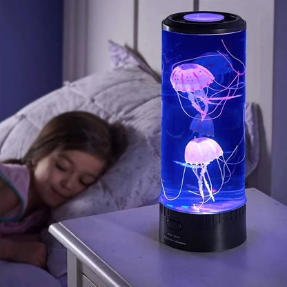 Enchanting Color Changing Jellyfish Lamp - USB & Battery Powered Night Light for Kids' Bedrooms, Perfect Gift for Boys and Girls!