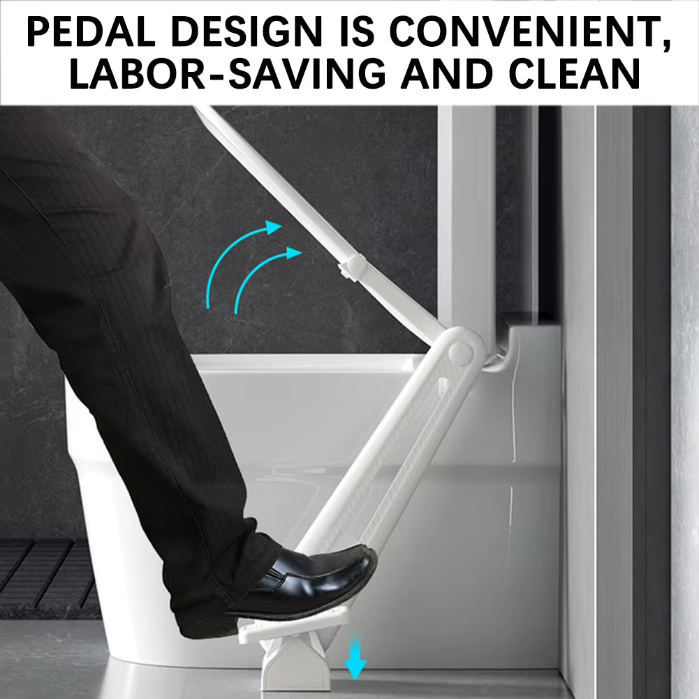 Revolutionary Foot Pedal Toilet Seat Lid Lifter - Hands-Free, Hygienic Bathroom Solution