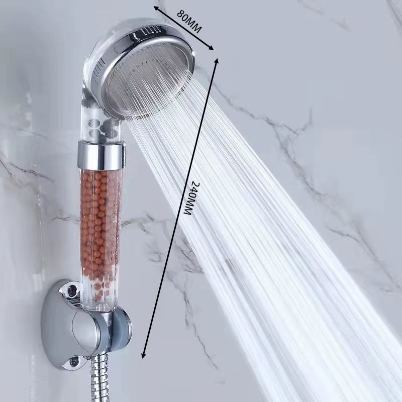 Transform Your Shower Experience with Our 3-Function High Pressure Water Saving Handheld Rainfall Shower Head!