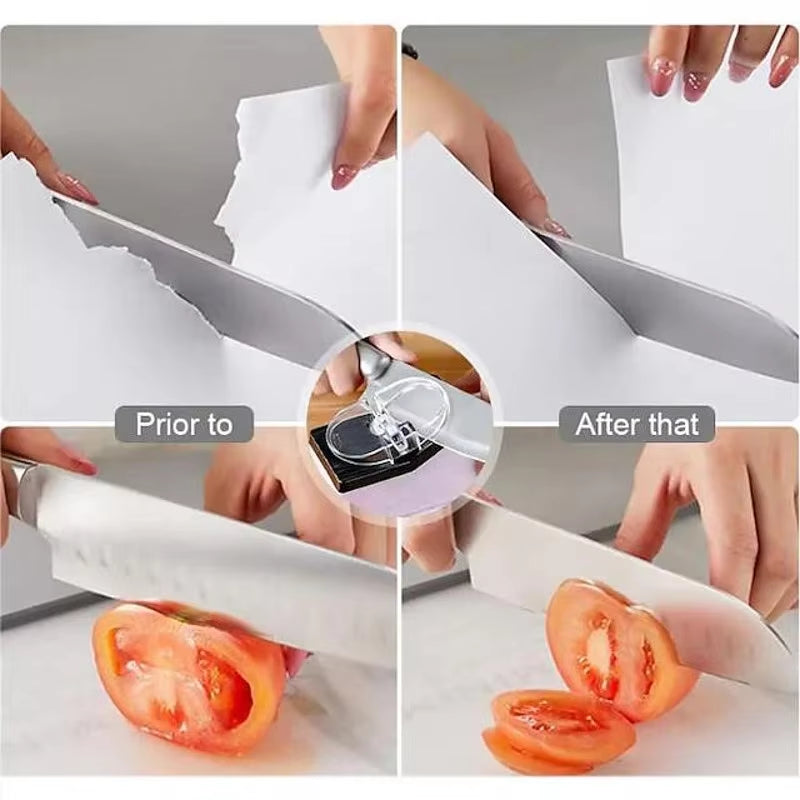Revolutionize Your Kitchen Experience with the Ultimate USB Electric Knife Sharpener - Fast, Effortless Sharpening for All Your Knives and Scissors