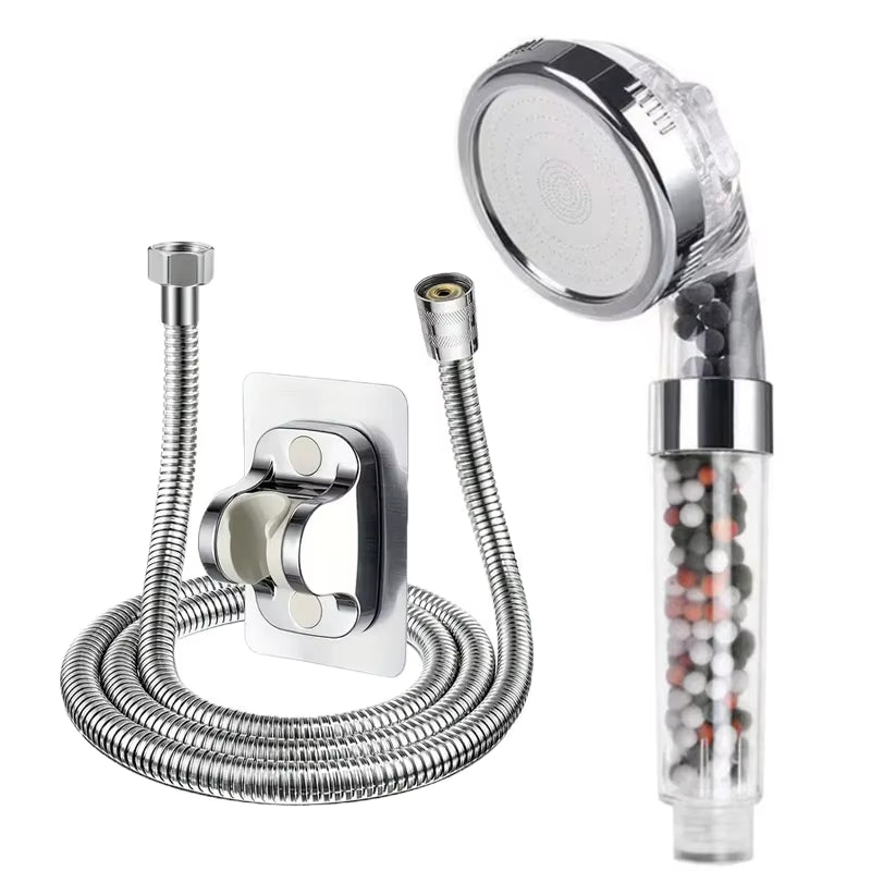 Transform Your Shower Experience with Our 3-Function High Pressure Water Saving Handheld Rainfall Shower Head!