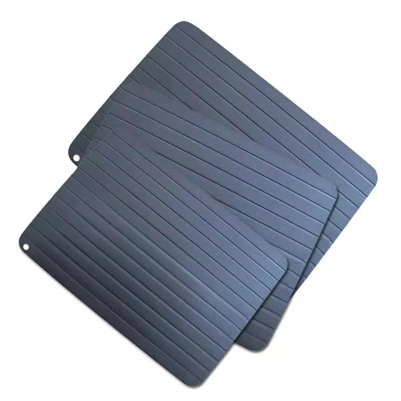 Aluminum Alloy Rapid Defrosting Tray - The Ultimate Quick Thawing Solution for Steak, Fish, Fruits & Meat