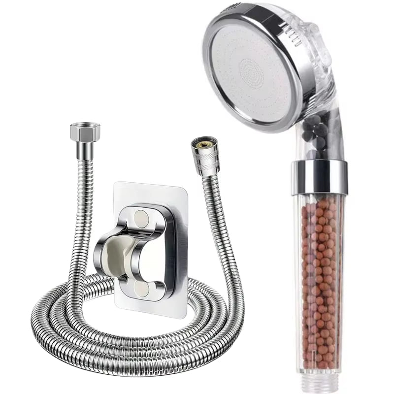 Transform Your Shower Experience with Our 3-Function High Pressure Water Saving Handheld Rainfall Shower Head!